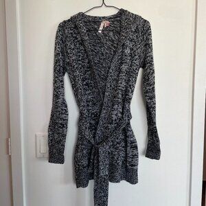 Vintage Y2k Wrap Heathered Cardigan